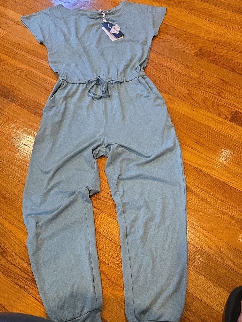 Lightweight One-Piece Jumpsuit in Mint Green